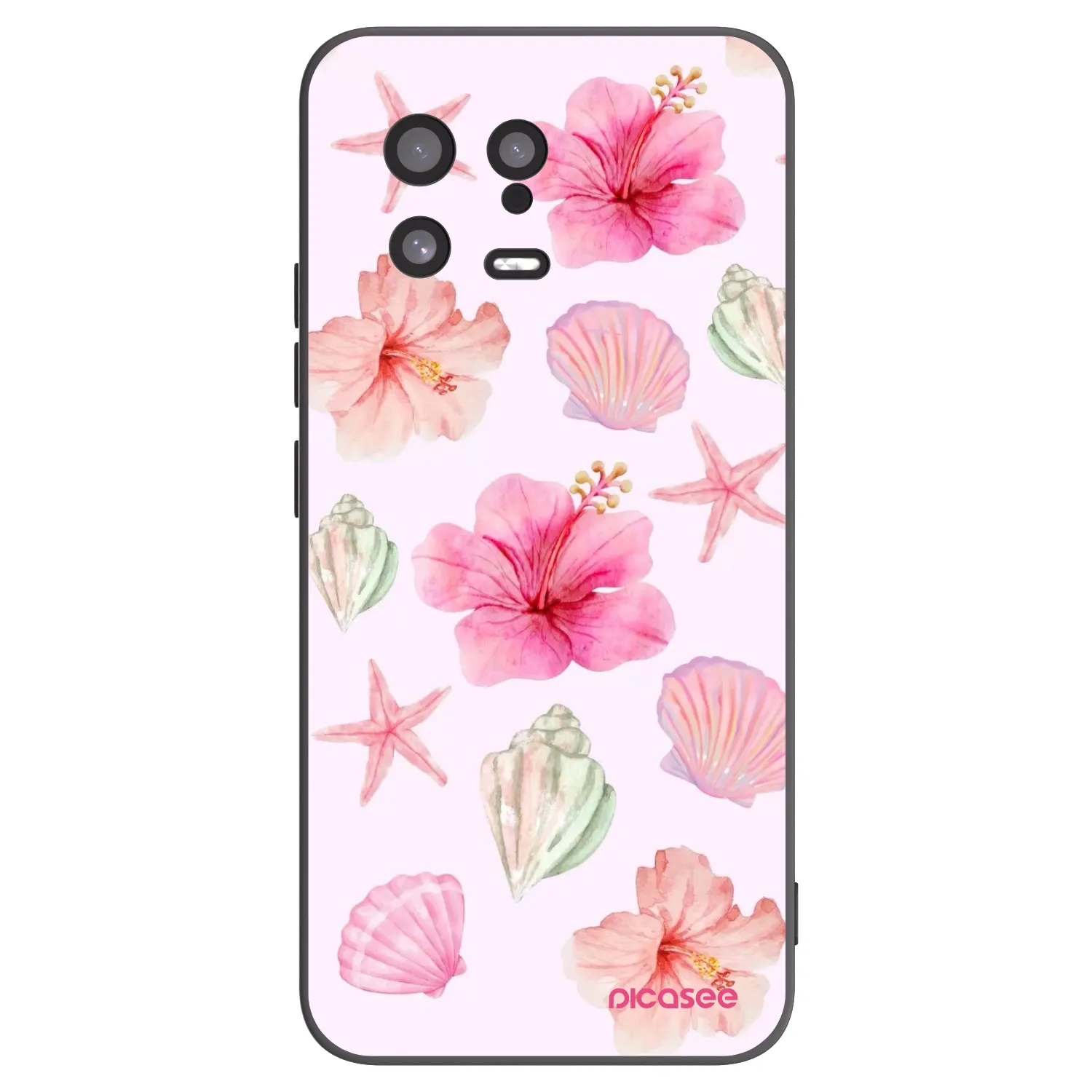 Picasee Xiaomi 13 Hülle - Schwarzes Silikon - Blush Lagoon