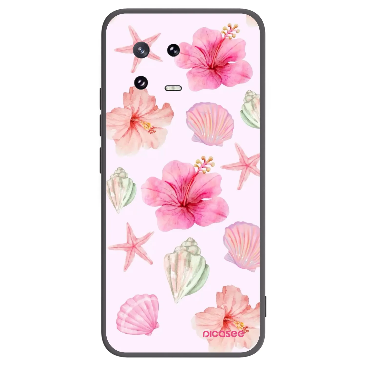 Picasee Xiaomi 13 Pro Hülle - Schwarzes Silikon - Blush Lagoon