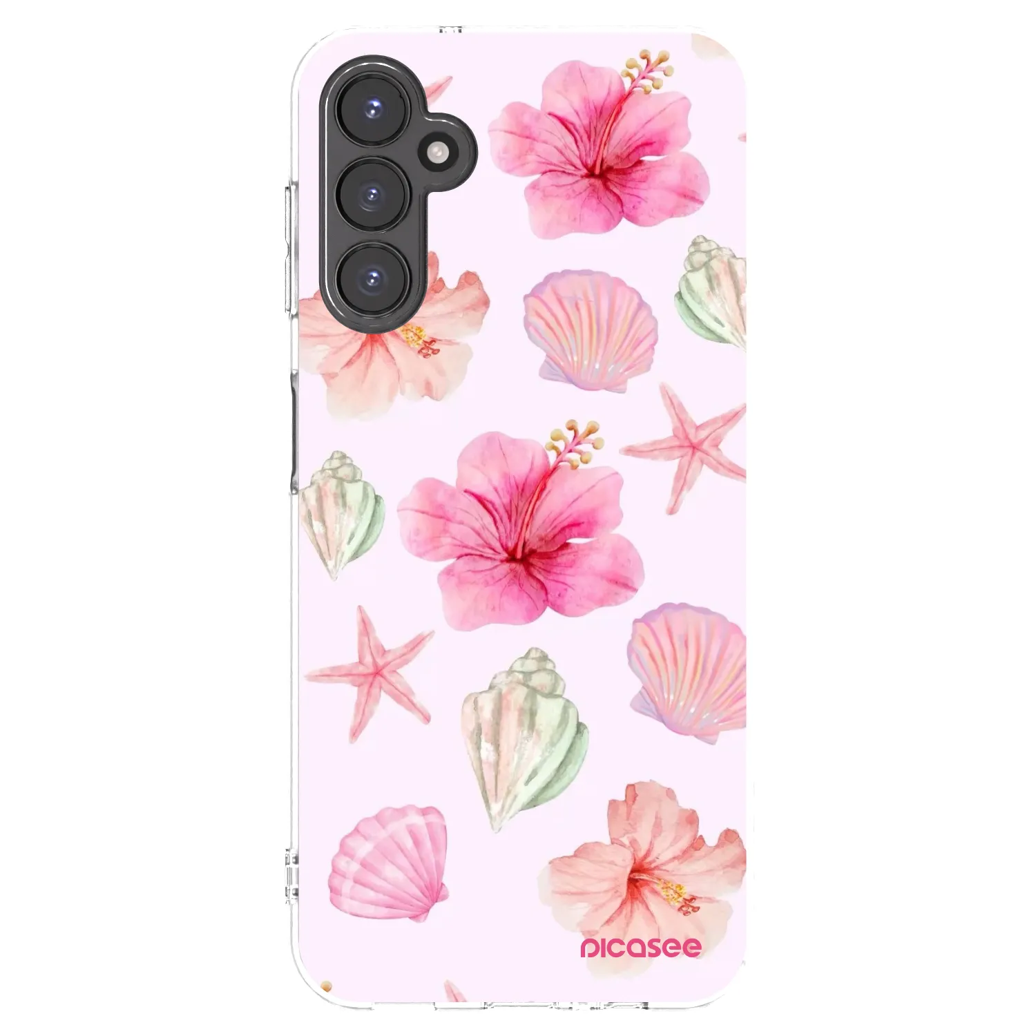 Picasee Samsung Galaxy A14 5G A146P Hülle - Transparentes Silikon - Blush Lagoon
