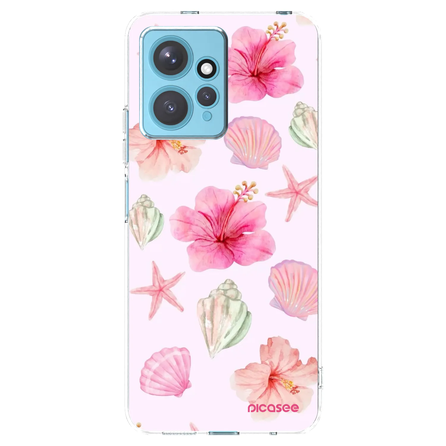 Picasee Xiaomi Redmi Note 12 4G Hülle - Transparentes Silikon - Blush Lagoon