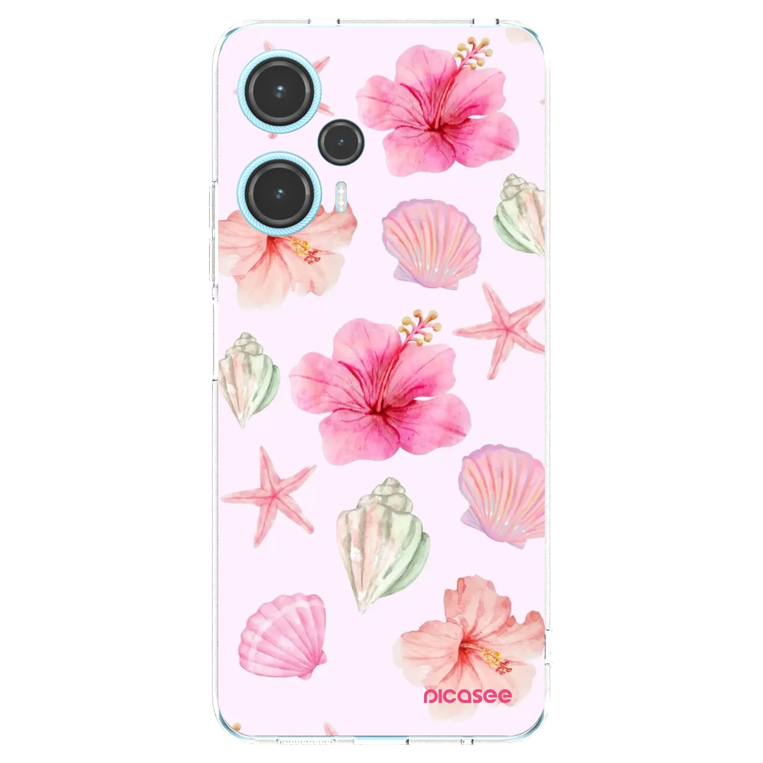 Picasee Xiaomi Poco F5 Hülle - Transparentes Silikon - Blush Lagoon