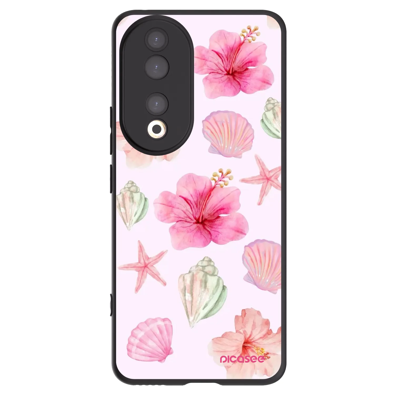 Picasee Honor 90 5G Hülle - Schwarzes Silikon - Blush Lagoon