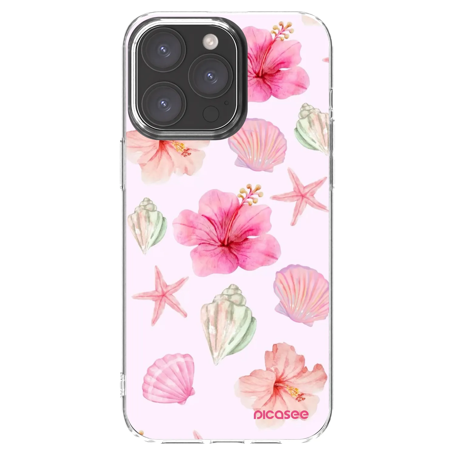 Picasee Apple iPhone 15 Pro Max Hülle - Transparentes Silikon - Blush Lagoon
