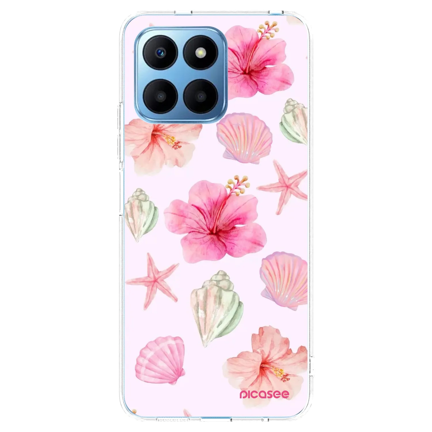 Picasee Honor 70 Lite Hülle - Transparentes Silikon - Blush Lagoon
