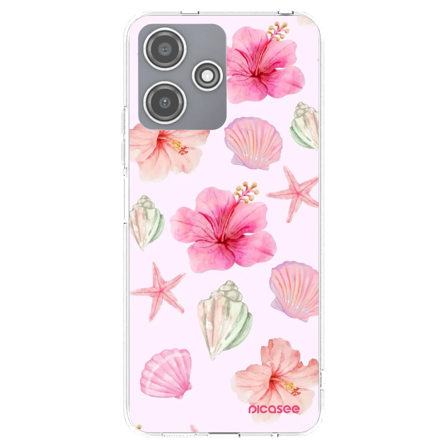 Picasee Xiaomi Redmi 12 5G Hülle - Transparentes Silikon - Blush Lagoon