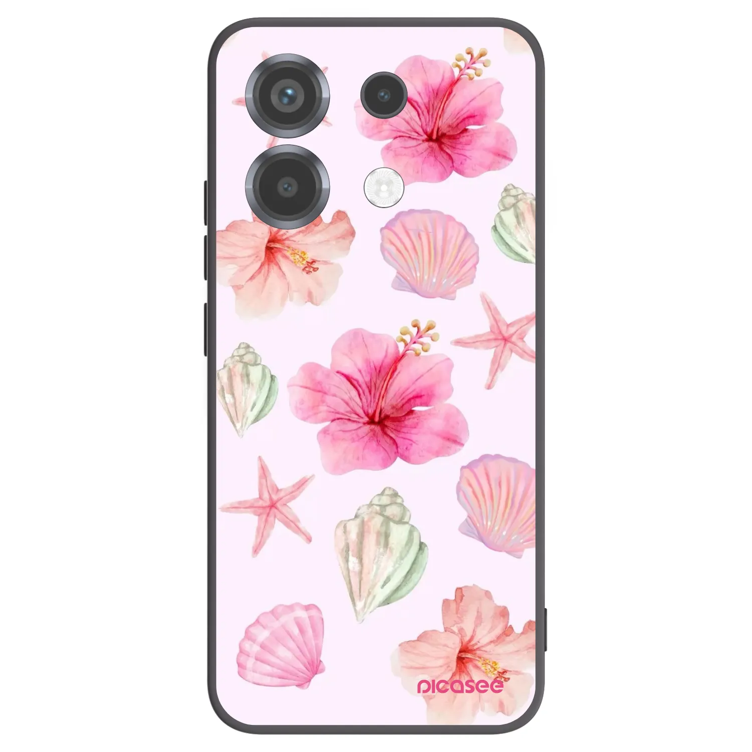 Picasee Xiaomi Poco X6 Hülle - Schwarzes Silikon - Blush Lagoon