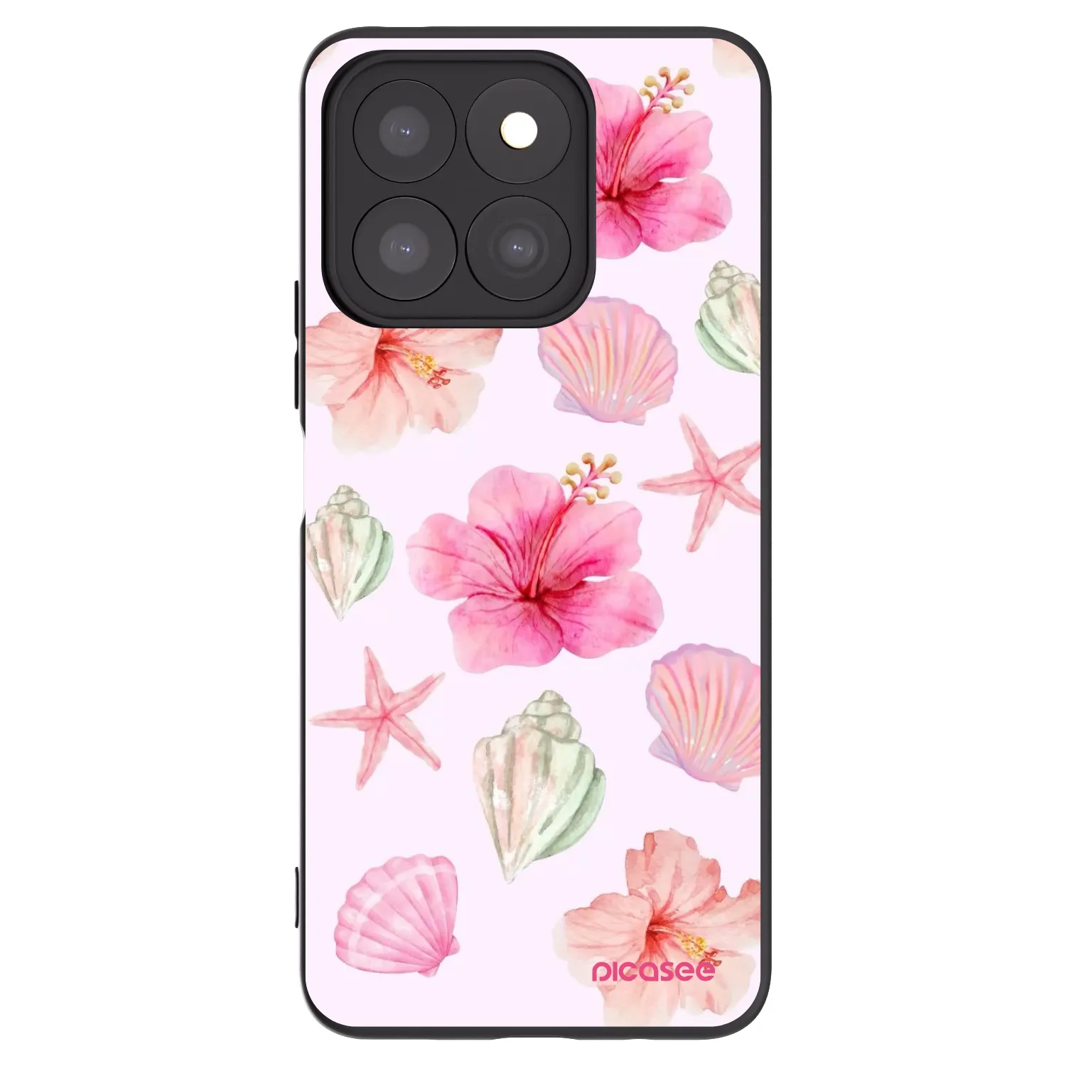 Picasee Honor X8b Hülle - Schwarzes Silikon - Blush Lagoon
