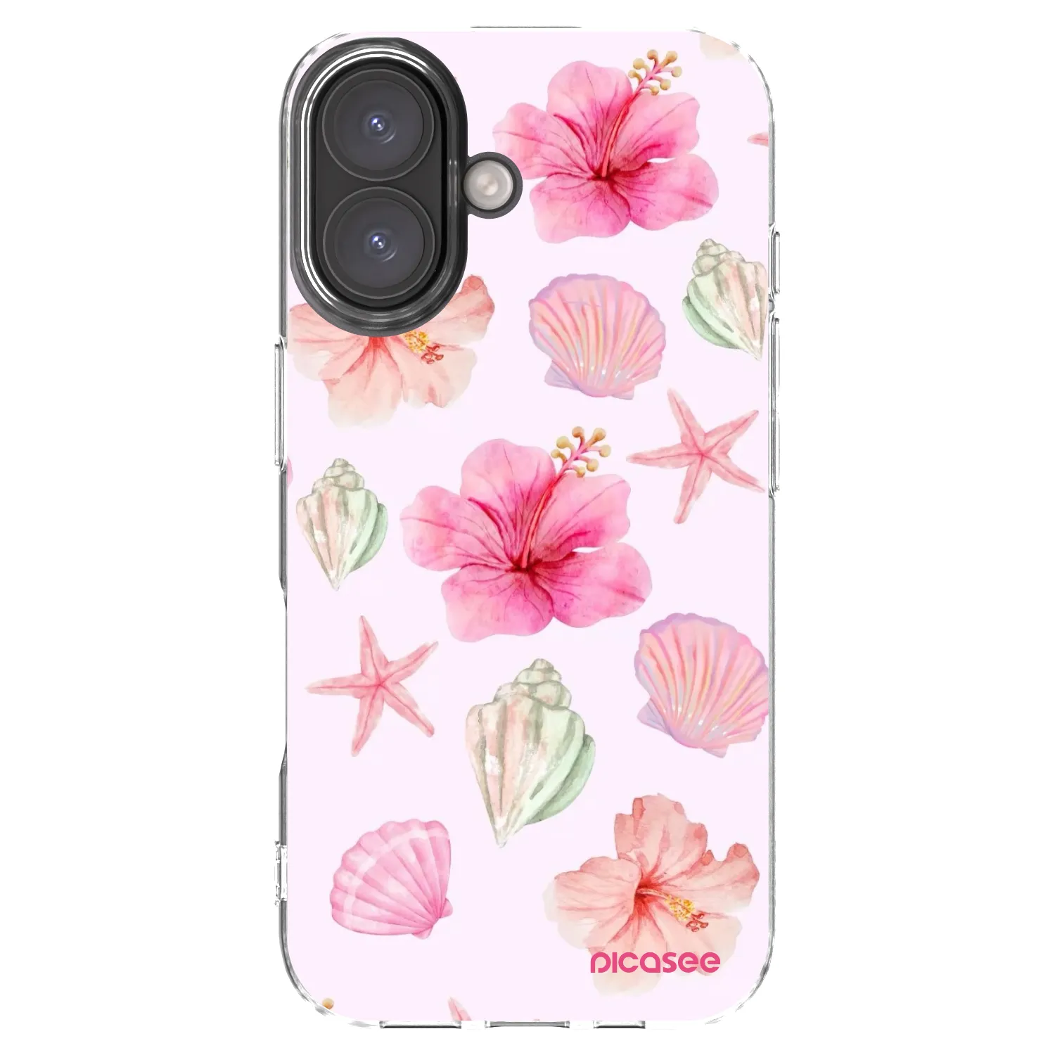 Picasee Apple iPhone 16 Hülle - Transparentes Silikon - Blush Lagoon