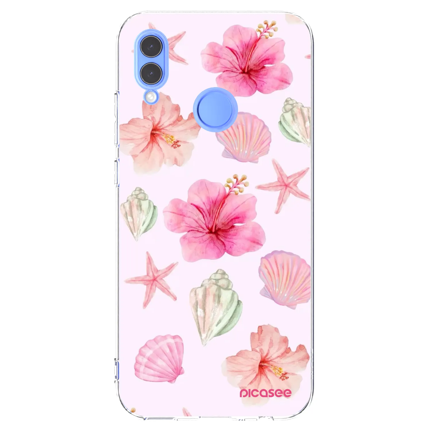 Picasee Huawei P Smart 2019 Hülle - Transparentes Silikon - Blush Lagoon