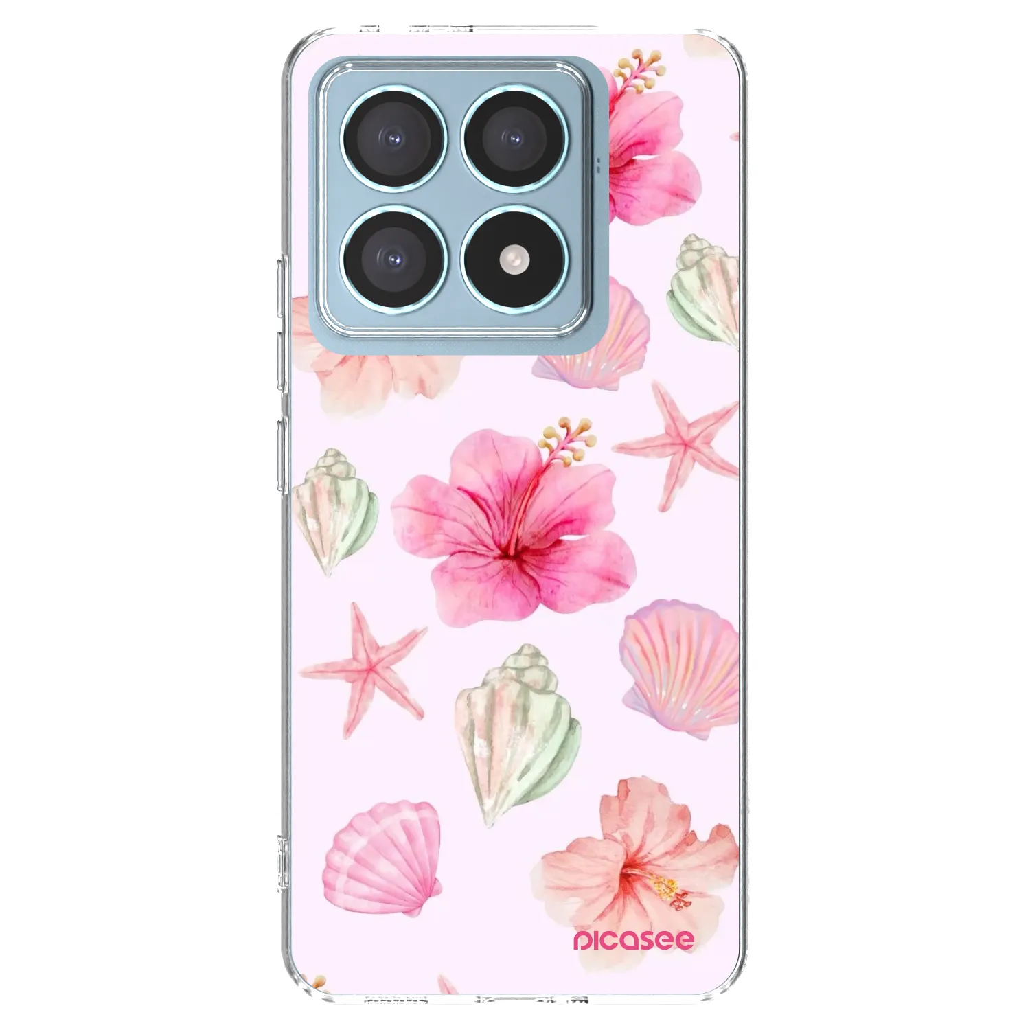 Picasee Xiaomi 14T Pro Hülle - Transparentes Silikon - Blush Lagoon