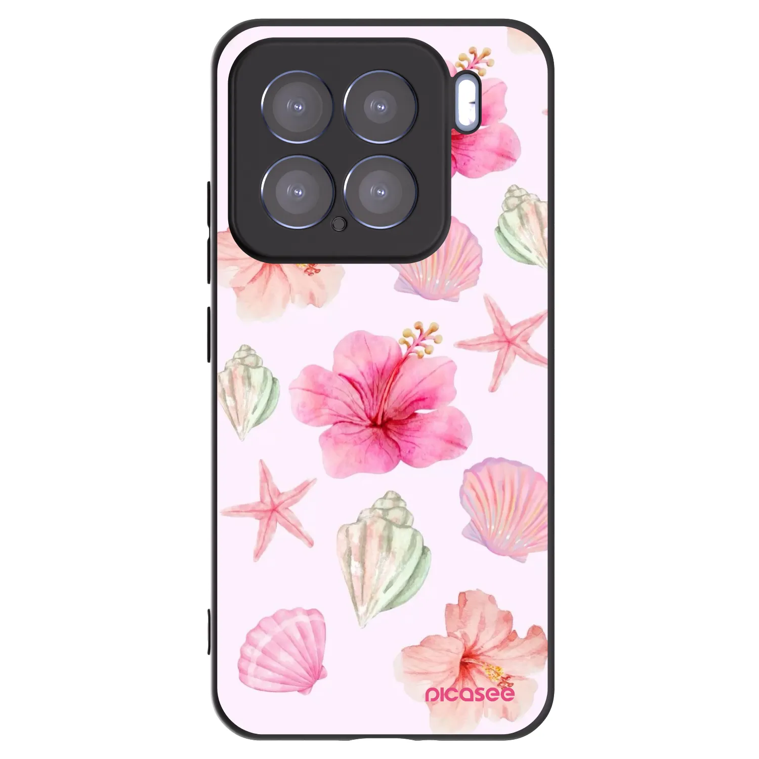 Picasee Xiaomi 15 Hülle - Schwarzes Silikon - Blush Lagoon