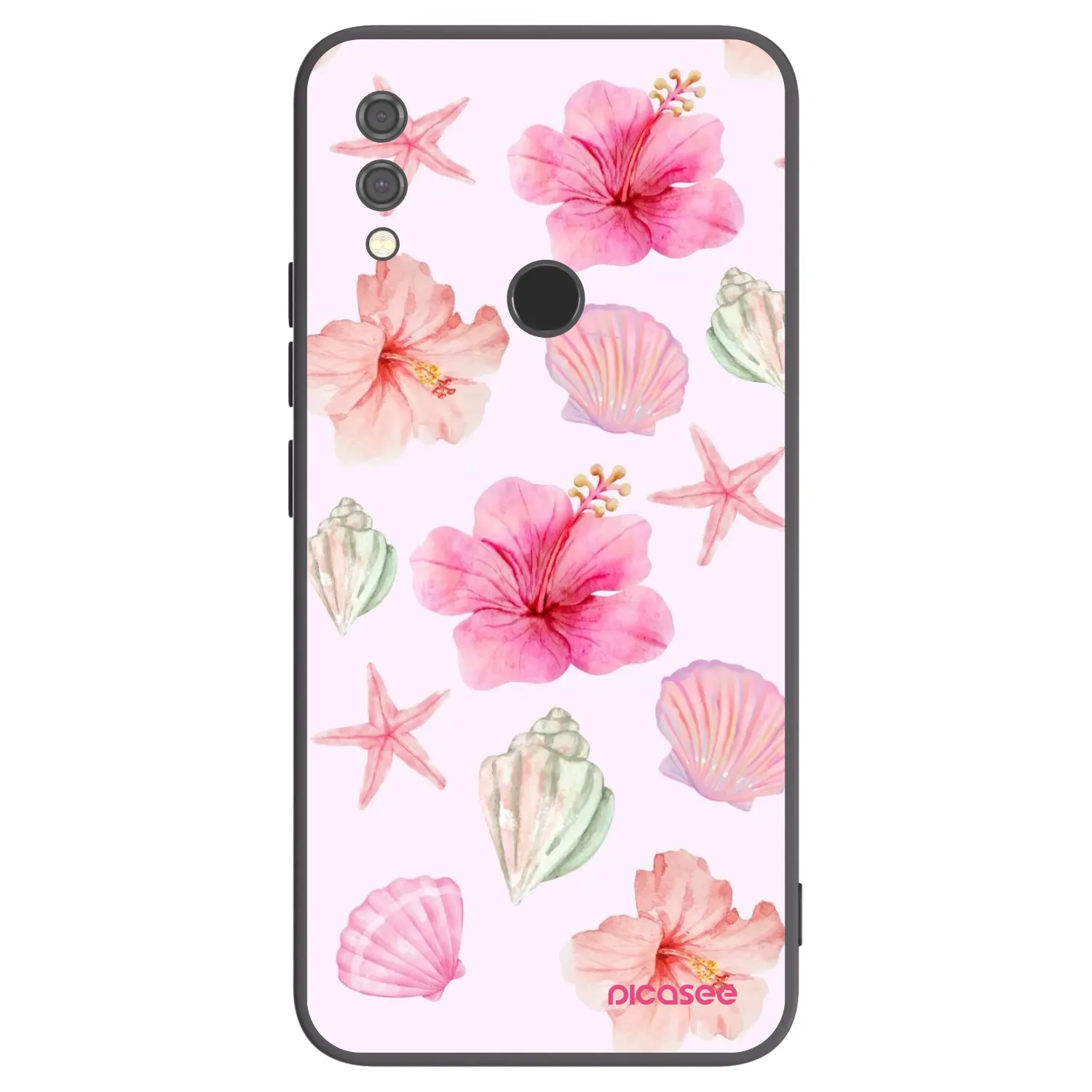 Picasee Xiaomi Redmi Note 7 Hülle - Schwarzes Silikon - Blush Lagoon