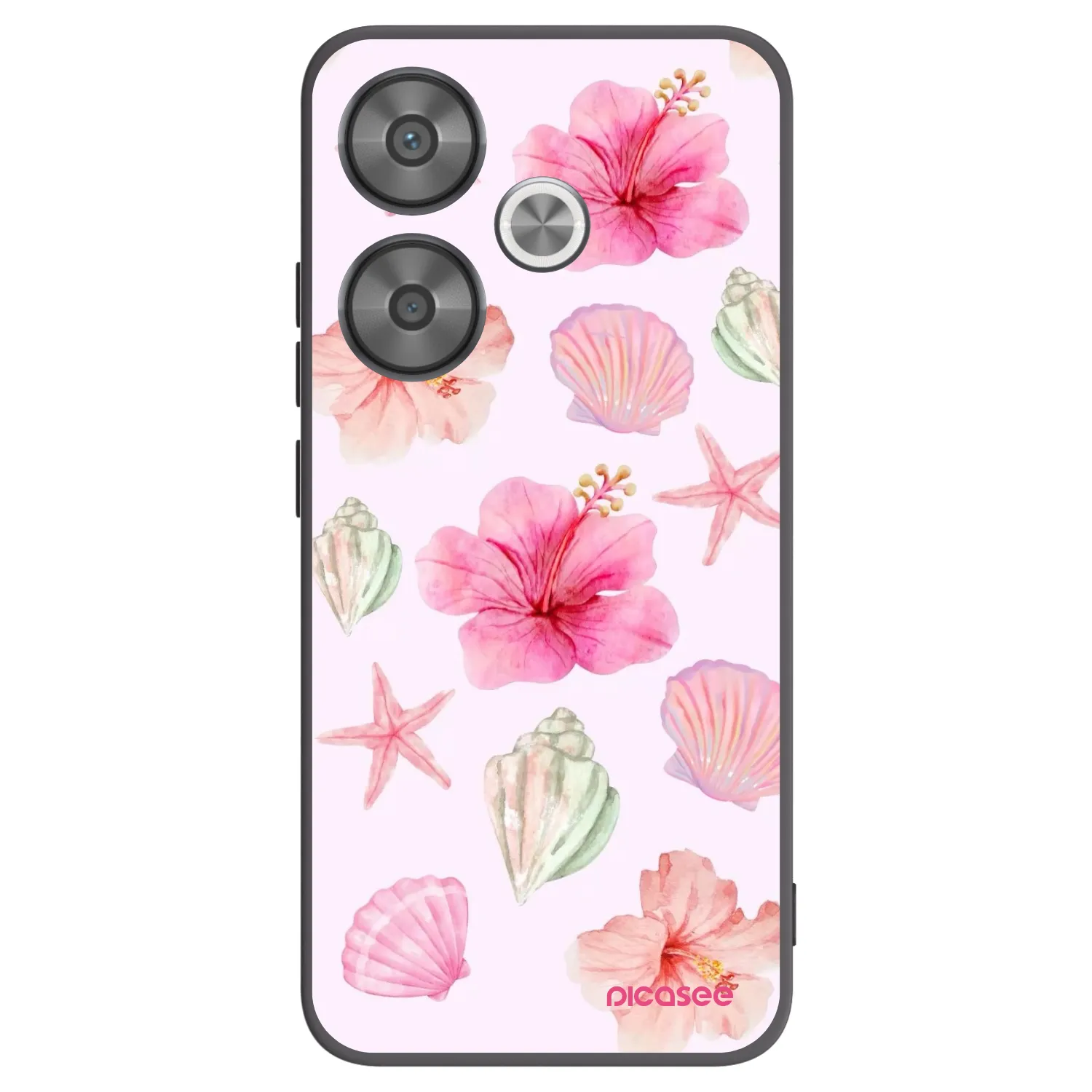Picasee Xiaomi Poco F6 Hülle - Schwarzes Silikon - Blush Lagoon