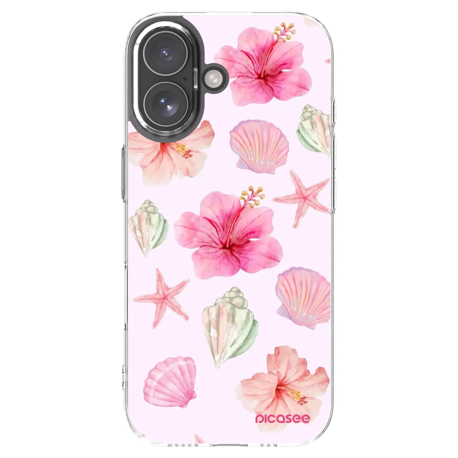 Picasee Apple iPhone 17 Hülle - Transparentes Silikon - Blush Lagoon