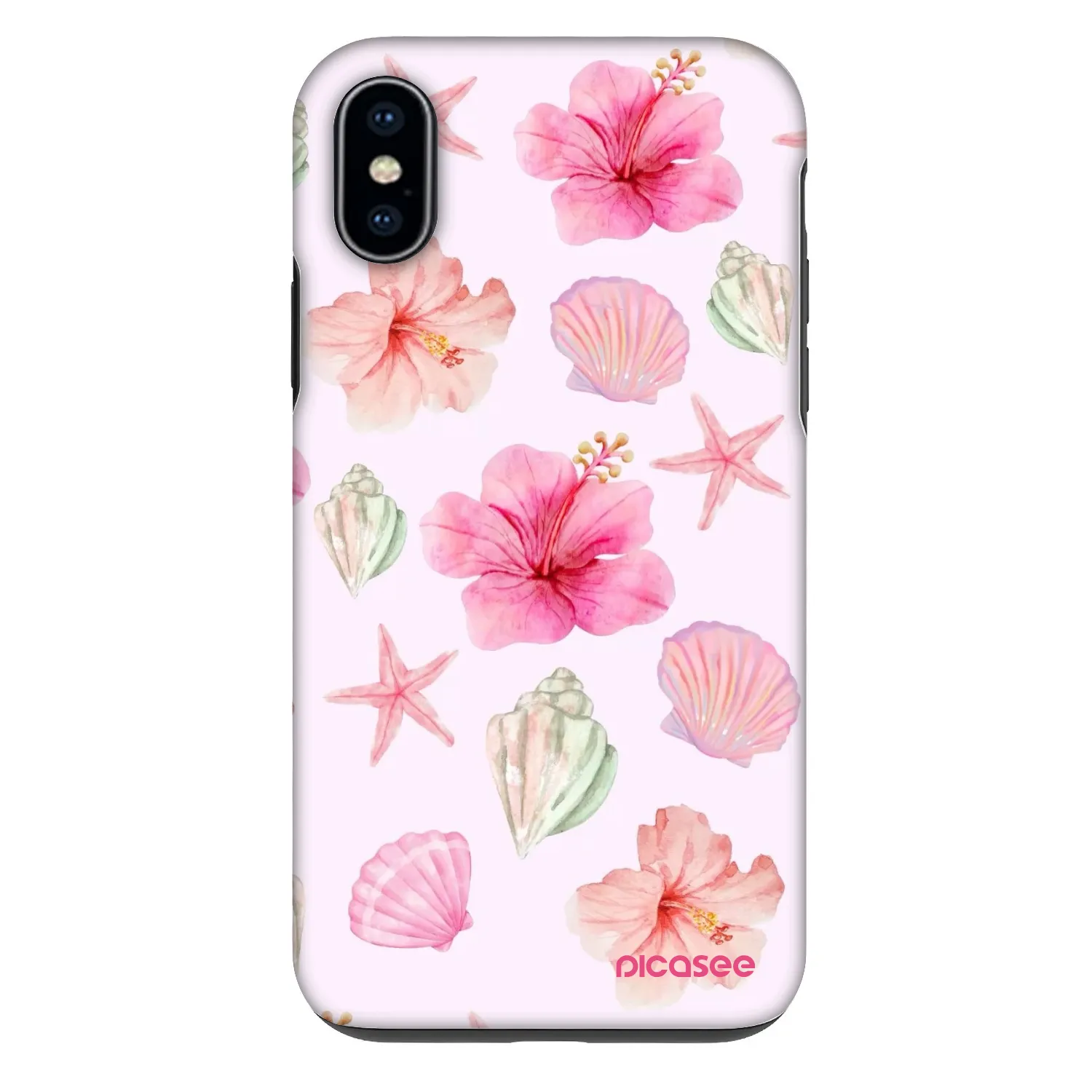 Picasee Fashion Case für Apple iPhone X/XS - Blush Lagoon