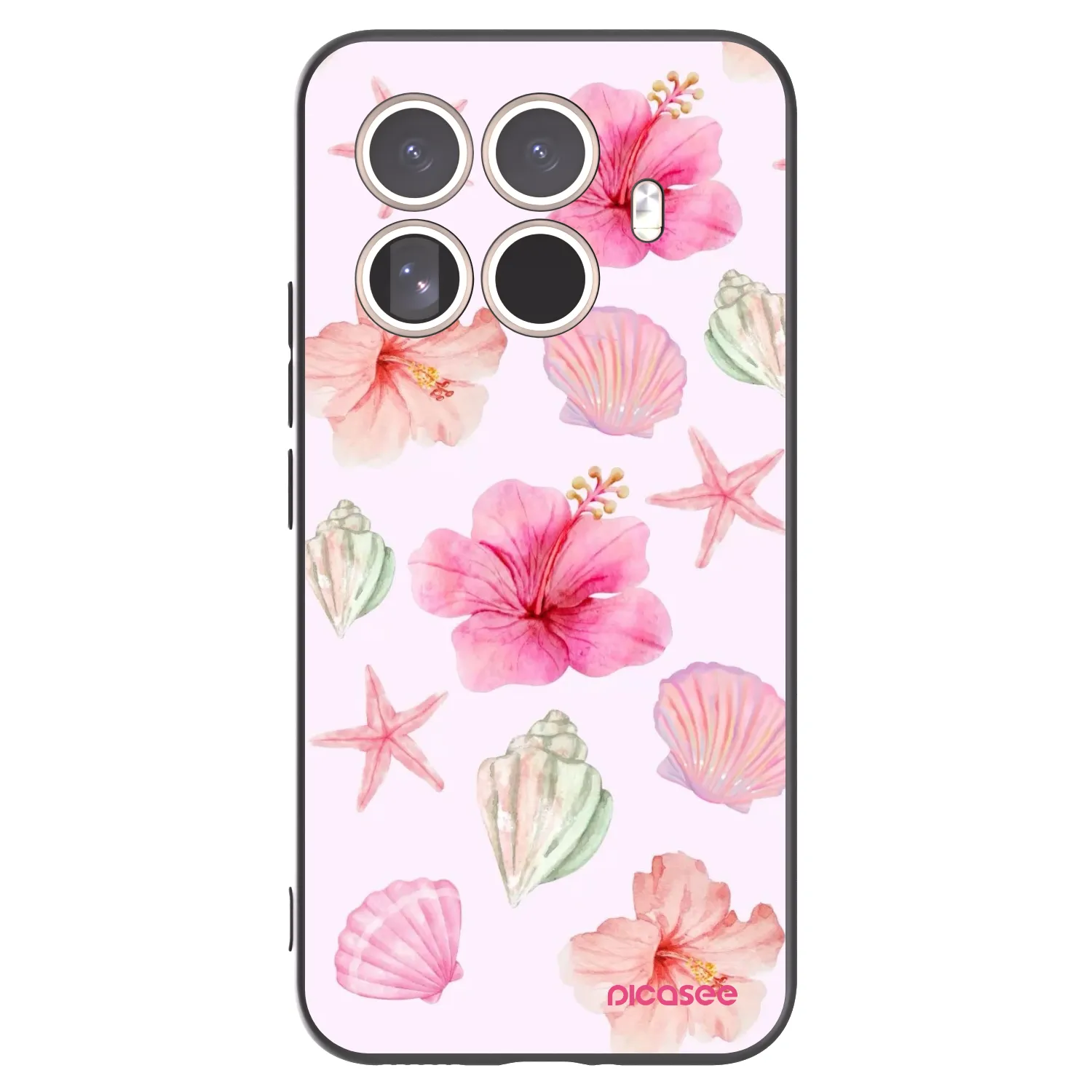 Picasee Xiaomi 15T Pro Hülle - Schwarzes Silikon - Blush Lagoon
