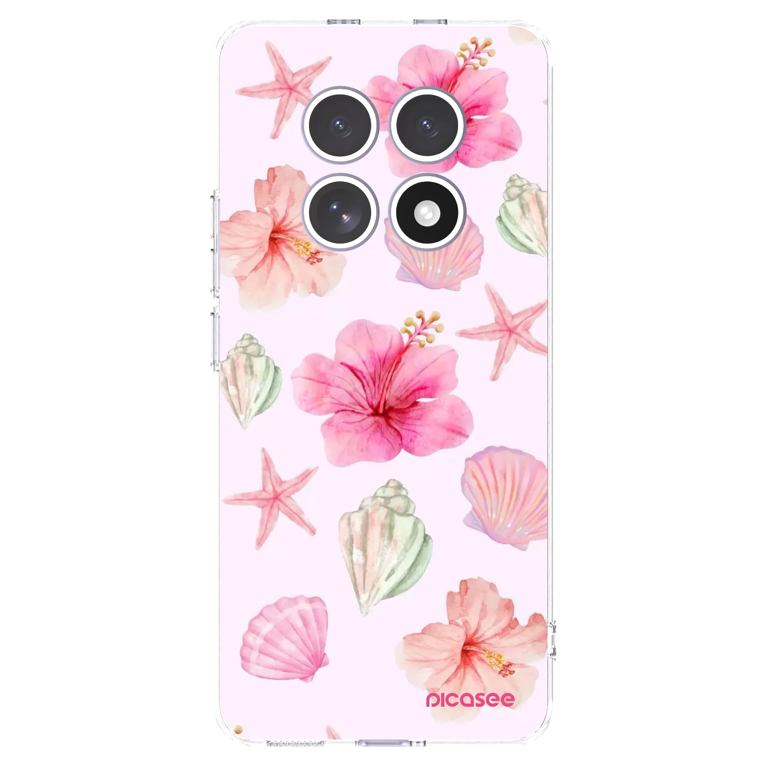 Picasee Xiaomi Redmi Note 15 4G Hülle - Transparentes Silikon - Blush Lagoon