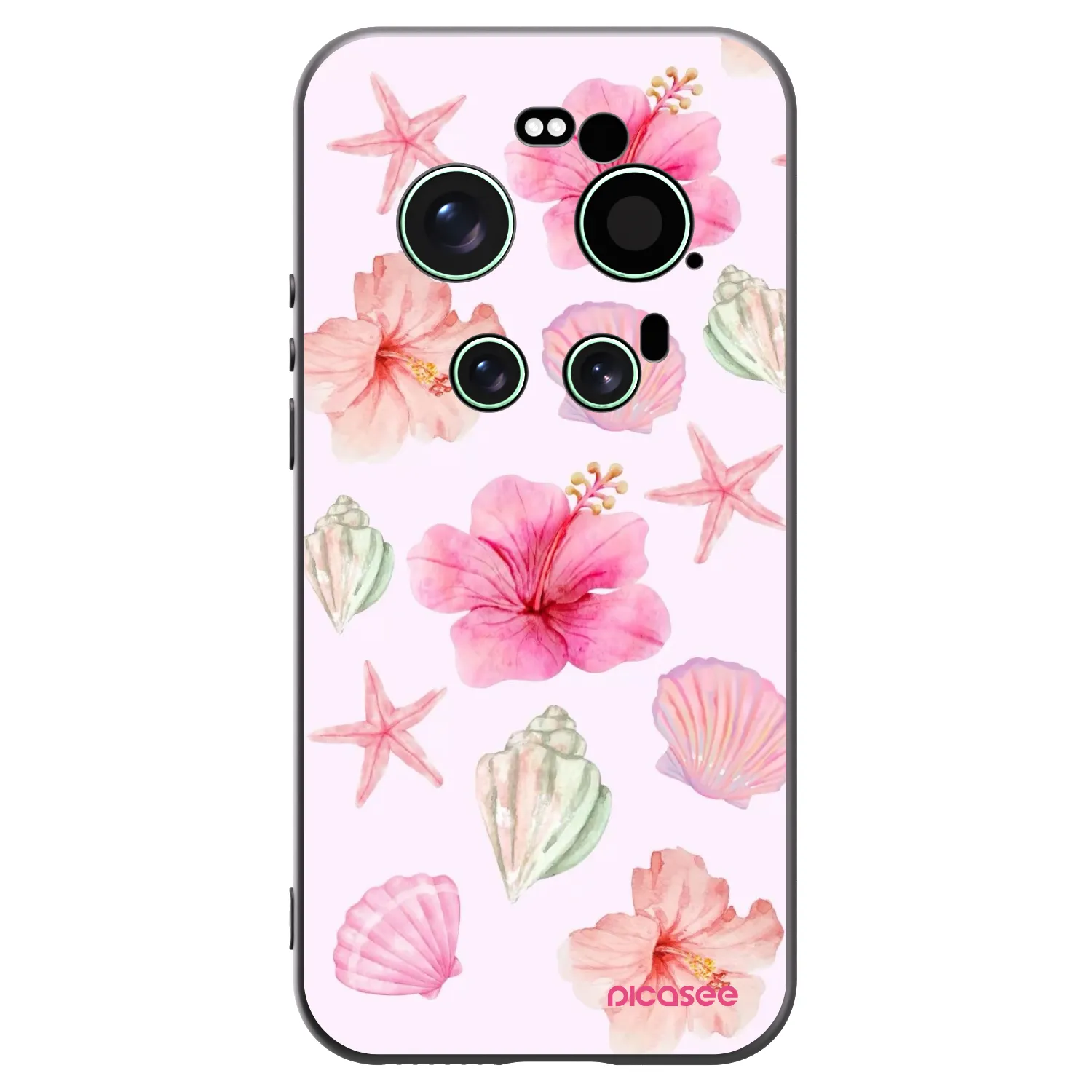 Picasee Xiaomi 17 Ultra Hülle - Schwarzes Silikon - Blush Lagoon