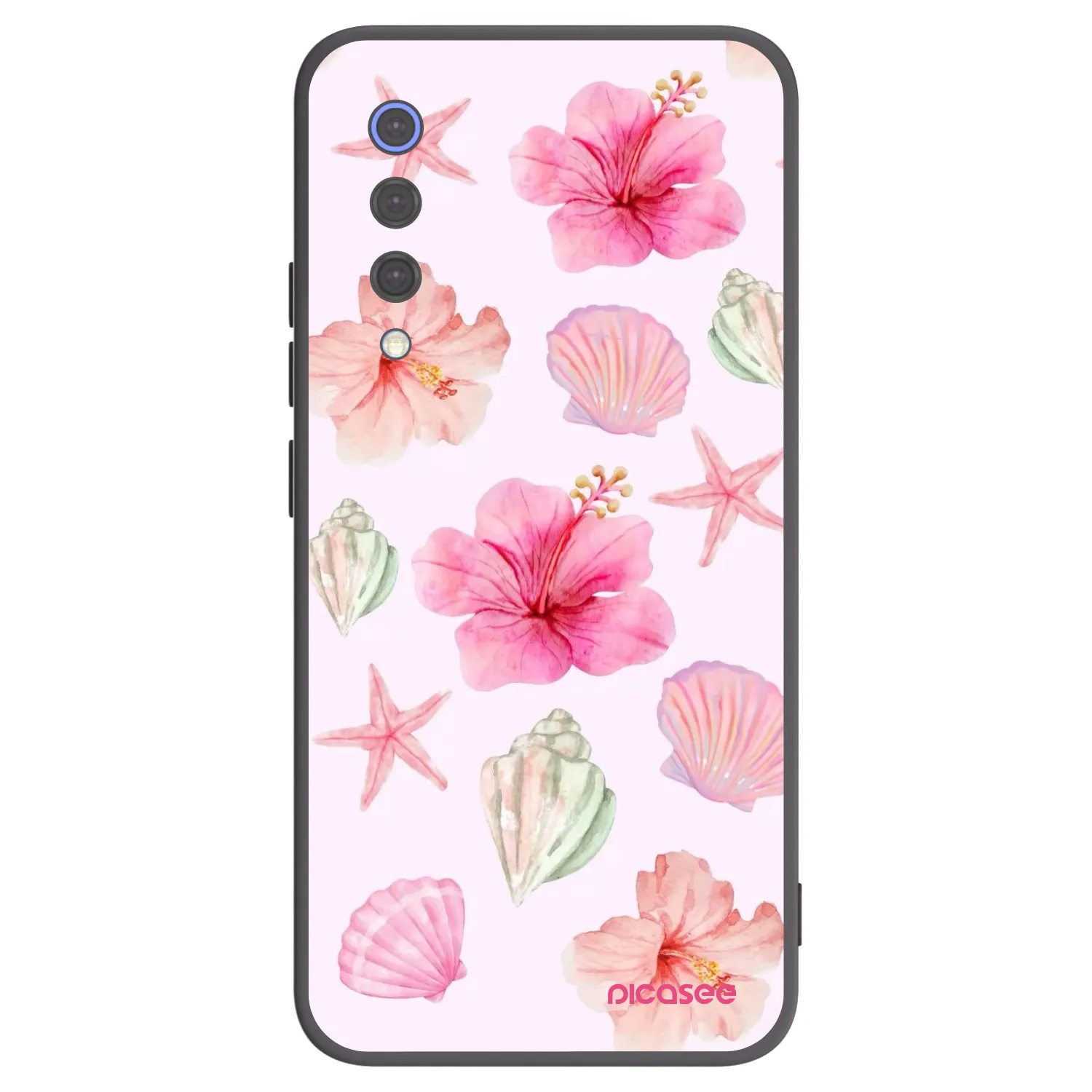 Picasee Xiaomi Mi 9 SE Hülle - Schwarzes Silikon - Blush Lagoon