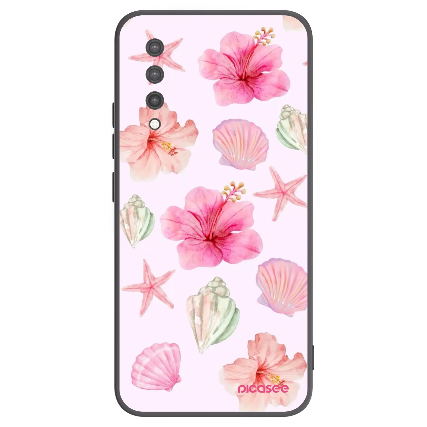 Picasee Xiaomi Mi 9 Lite Hülle - Schwarzes Silikon - Blush Lagoon