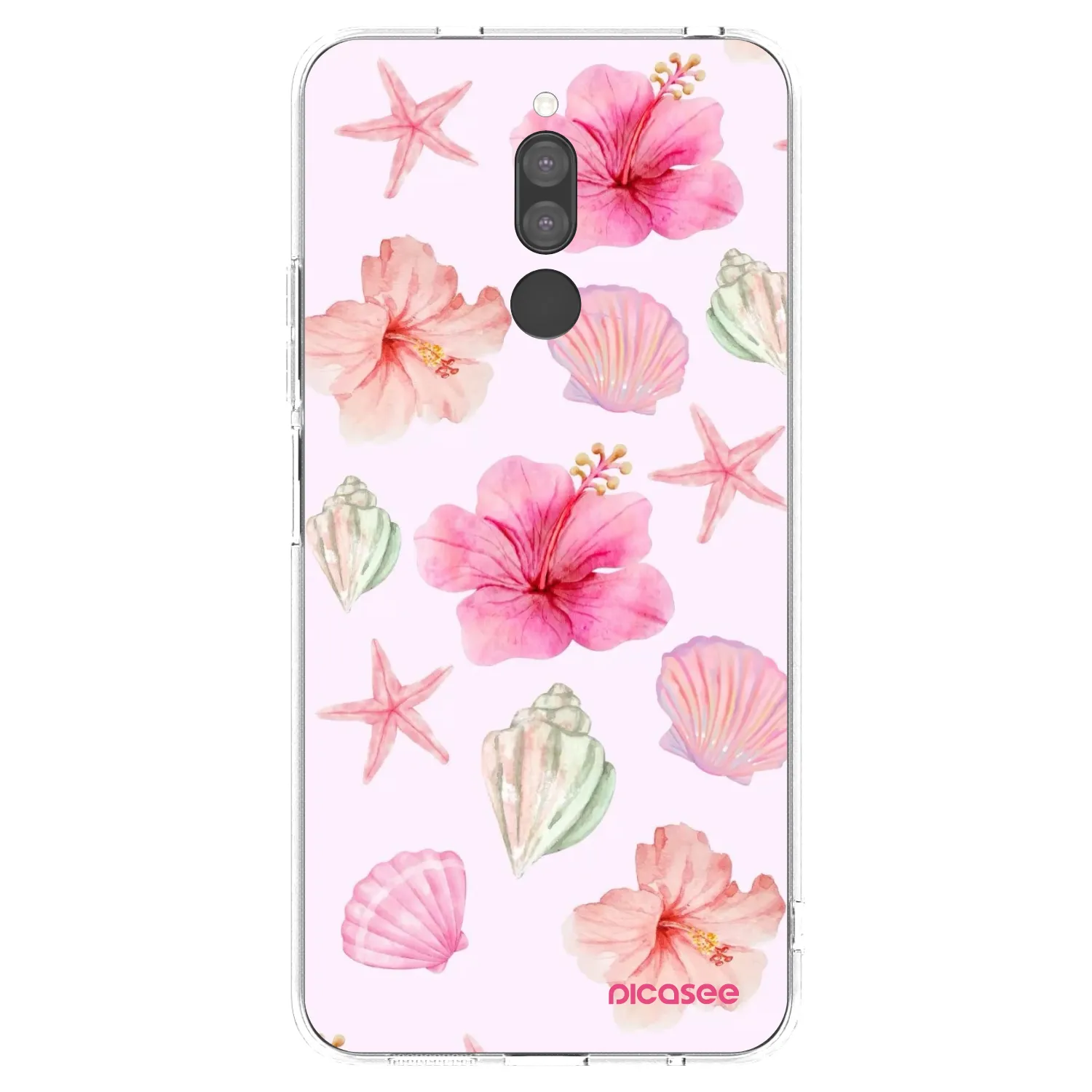 Picasee Xiaomi Redmi 8 Hülle - Transparentes Silikon - Blush Lagoon