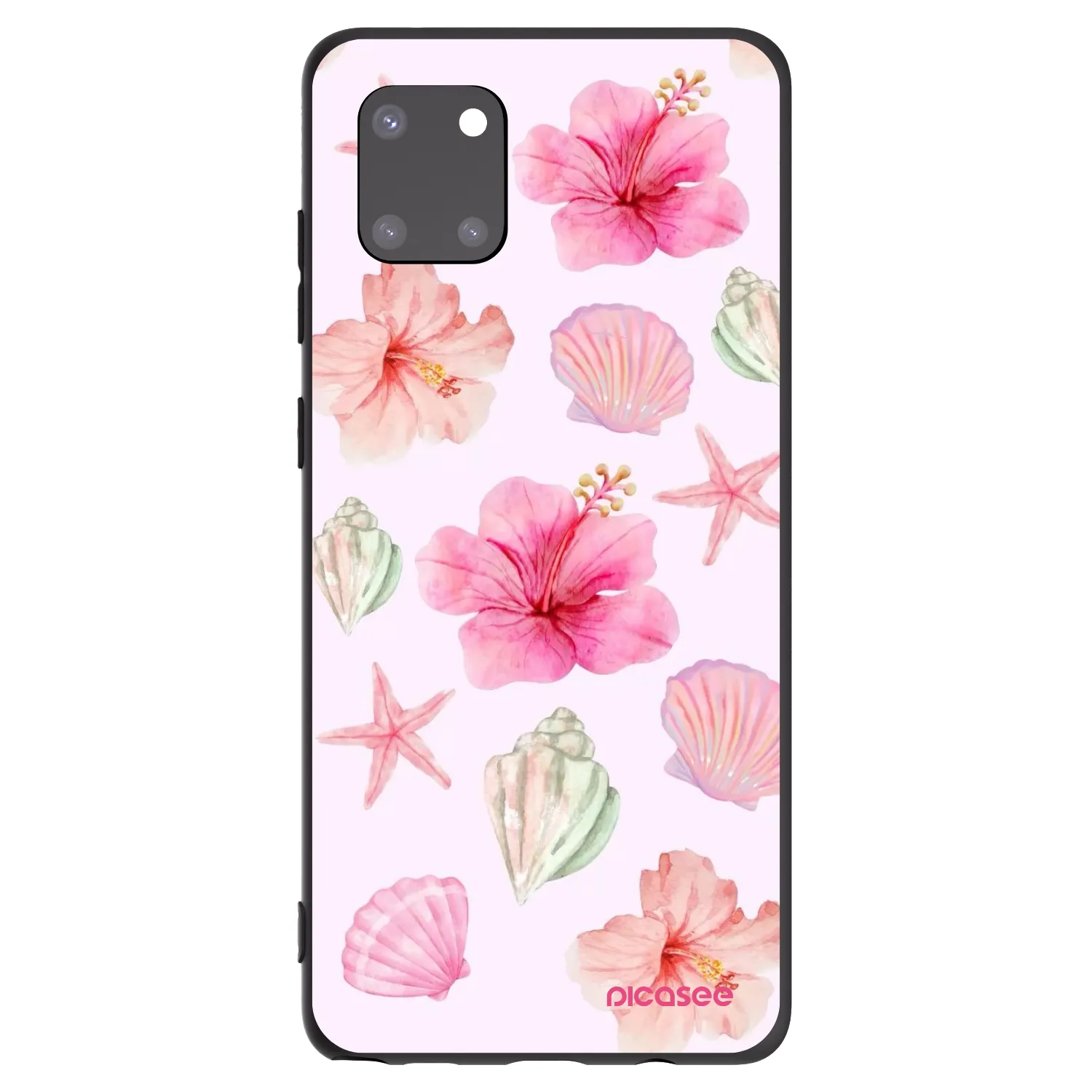 Picasee Samsung Galaxy Note 10 Lite N770F Hülle - Schwarzes Silikon - Blush Lagoon
