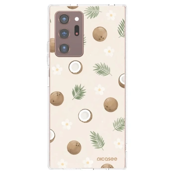 Picasee Samsung Galaxy Note 20 Ultra Hülle - Transparentes Silikon - Coconut Breeze
