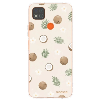 Picasee Xiaomi Redmi 9C Hülle - Transparentes Silikon - Coconut Breeze