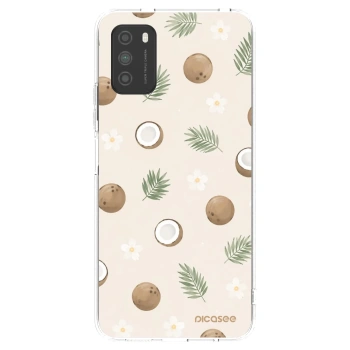 Picasee Xiaomi Poco M3 Hülle - Transparentes Silikon - Coconut Breeze