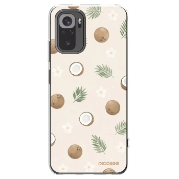 Picasee Xiaomi Redmi Note 10 Hülle - Transparentes Silikon - Coconut Breeze