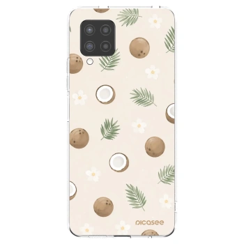 Picasee Samsung Galaxy A42 A426B Hülle - Transparentes Silikon - Coconut Breeze