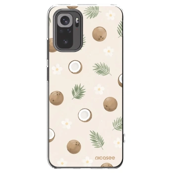 Picasee Xiaomi Redmi Note 10S Hülle - Transparentes Silikon - Coconut Breeze