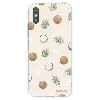 Picasee Xiaomi Redmi 9AT Hülle - Transparentes Silikon - Coconut Breeze