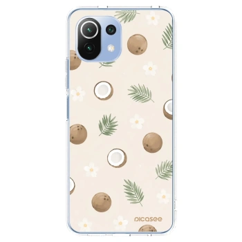 Picasee Xiaomi Mi 11 Lite Hülle - Transparentes Silikon - Coconut Breeze
