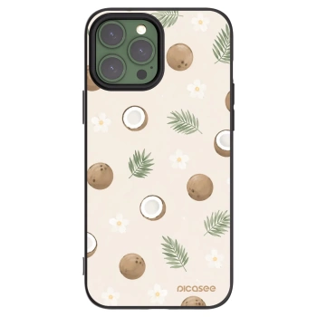 Picasee Apple iPhone 13 Pro Max Hülle - Schwarzes Silikon - Coconut Breeze