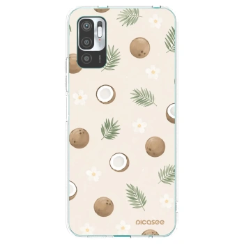 Picasee Xiaomi Redmi Note 10 5G Hülle - Transparentes Silikon - Coconut Breeze