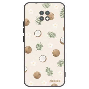 Picasee Xiaomi Redmi Note 9T Hülle - Schwarzes Silikon - Coconut Breeze