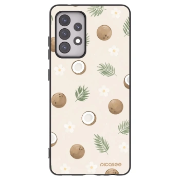 Picasee Samsung Galaxy A52s 5G A528B Hülle - Schwarzes Silikon - Coconut Breeze