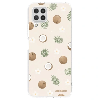 Picasee Samsung Galaxy A22 A225F 4G Hülle - Transparentes Silikon - Coconut Breeze