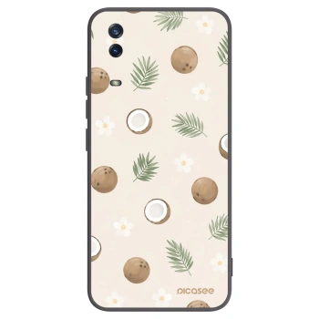 Picasee Vivo Y11s Hülle - Schwarzes Silikon - Coconut Breeze