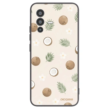 Picasee Vivo V23 5G Hülle - Schwarzes Silikon - Coconut Breeze