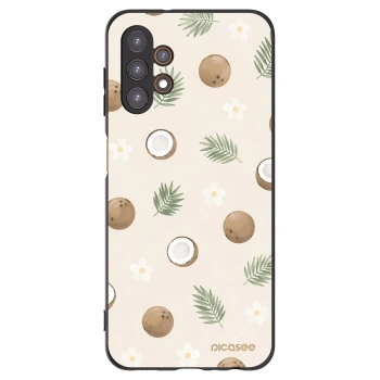 Picasee Samsung Galaxy A13 4G A135 Hülle - Schwarzes Silikon - Coconut Breeze