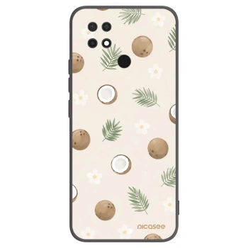 Picasee Xiaomi Redmi 10C Hülle - Schwarzes Silikon - Coconut Breeze