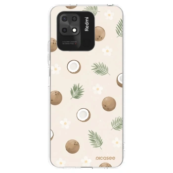 Picasee Xiaomi Redmi 10C Hülle - Transparentes Silikon - Coconut Breeze