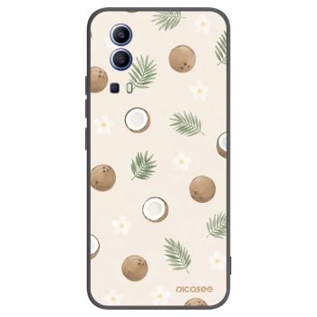 Picasee Vivo Y52 5G Hülle - Schwarzes Silikon - Coconut Breeze