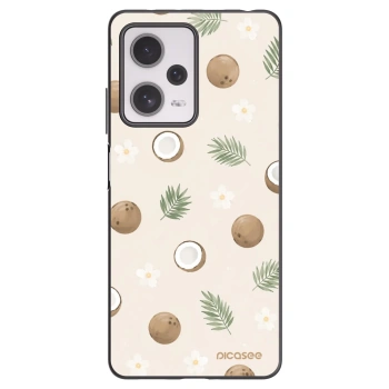 Picasee Xiaomi Redmi Note 12 Pro+ 5G Hülle - Schwarzes Silikon - Coconut Breeze