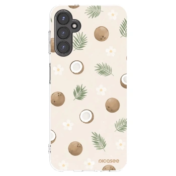 Picasee Samsung Galaxy A14 5G A146P Hülle - Transparentes Silikon - Coconut Breeze