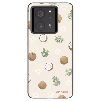 Picasee Xiaomi 13T Hülle - Schwarzes Silikon - Coconut Breeze