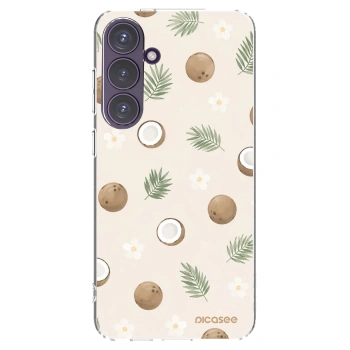 Picasee Samsung Galaxy S24+ S926B 5G Hülle - Transparentes Silikon - Coconut Breeze