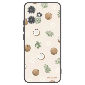 Picasee Xiaomi Redmi 12 5G Hülle - Schwarzes Silikon - Coconut Breeze